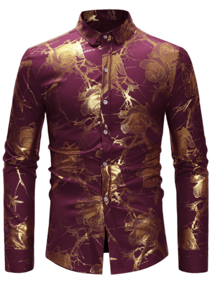Levoire | Chemise Florale Classique Homme Rot