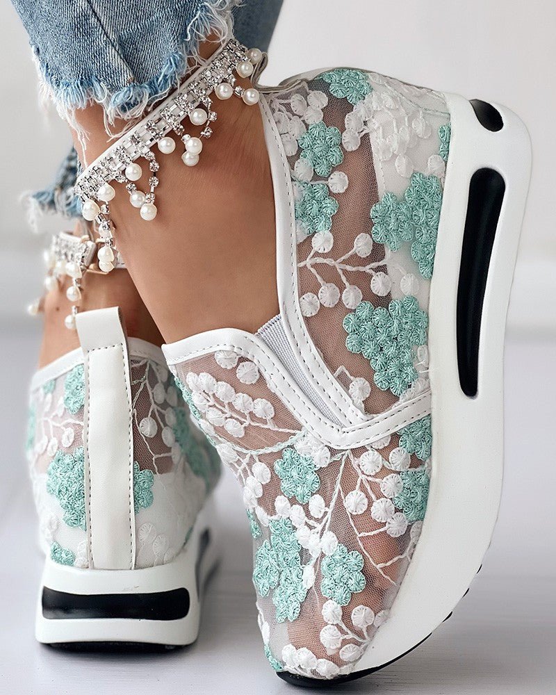 Levoire | Baskets En Filet À Motifs
