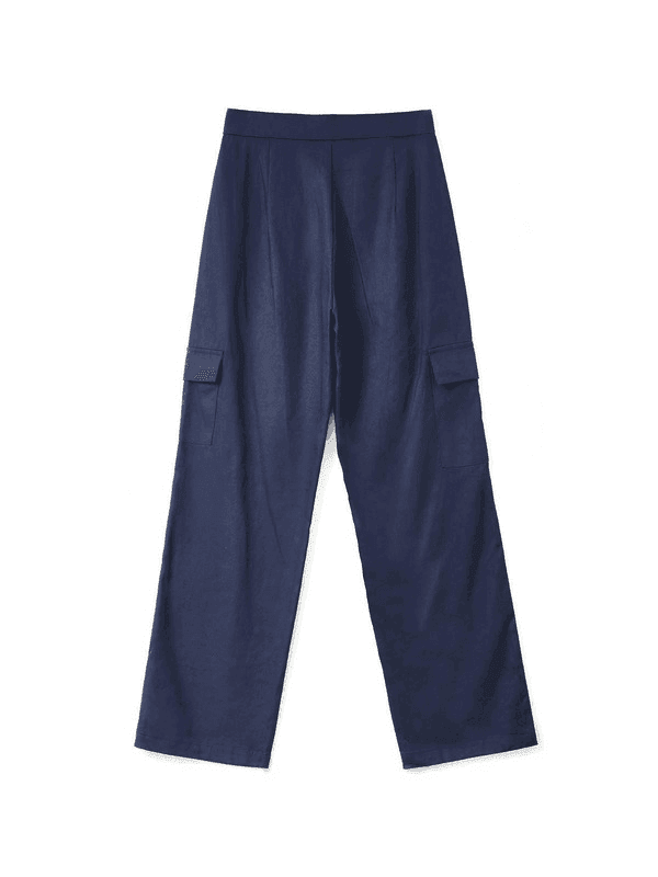 Levoire | Pantalons Taille Haute Y2K Droite À Revers