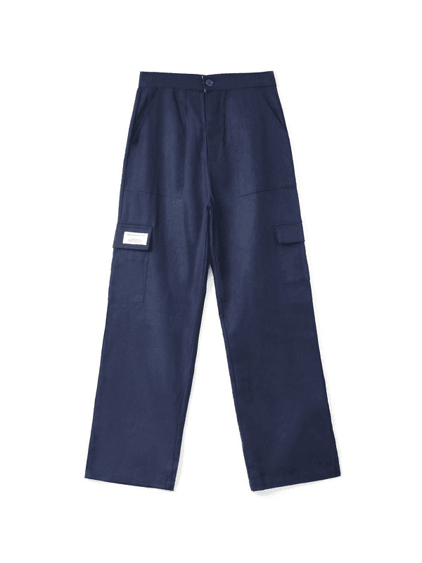 Levoire | Pantalons Taille Haute Y2K Droite À Revers