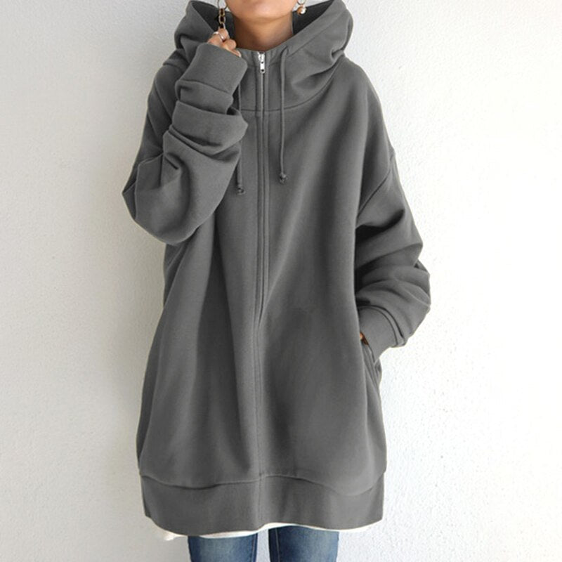 Levoire Sweat à Capuche Oversize - Cassandra Gris