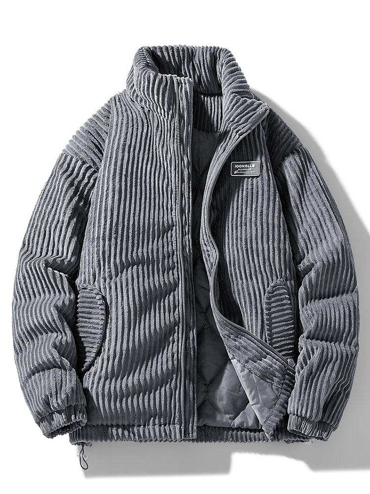 Levoire | Récolte de vin Veste en corduroy Style intemporel Gris