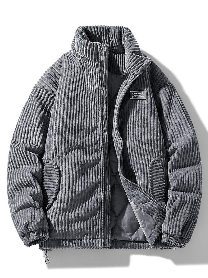 Levoire | Récolte de vin Veste en corduroy Style intemporel Gris