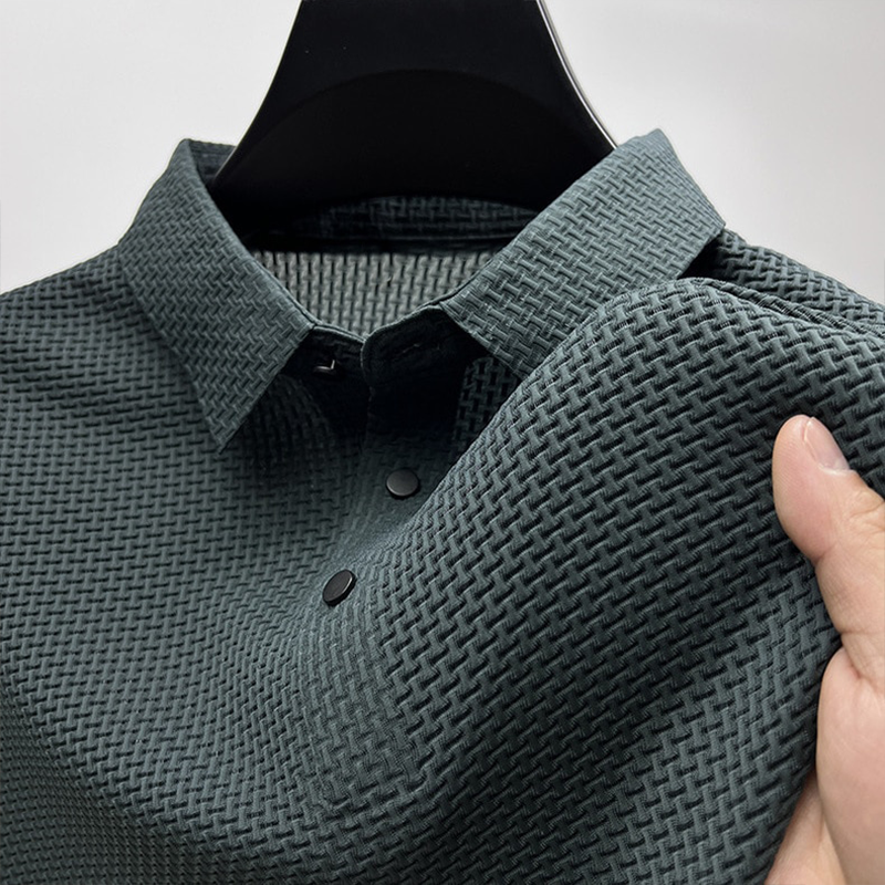 Levoire | Chemise polo confortable en soie