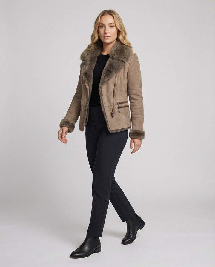 Avriane | Veste d'hiver avec col élégant pour l'hiver