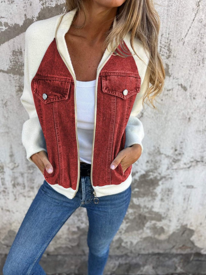 Levoire | Veste En Jean Moderne Rot