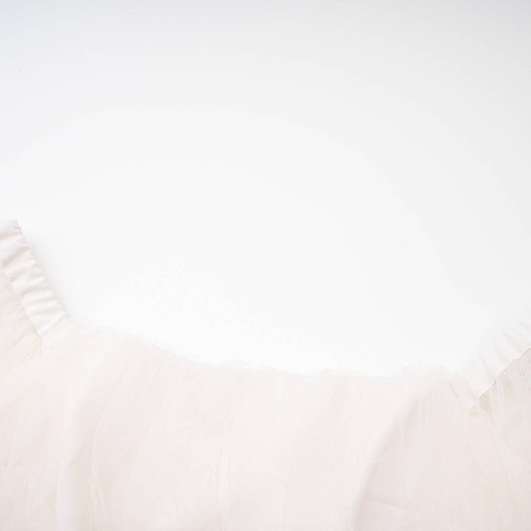 Levoire | Robe Mini À Bretelles Fleur Blanche