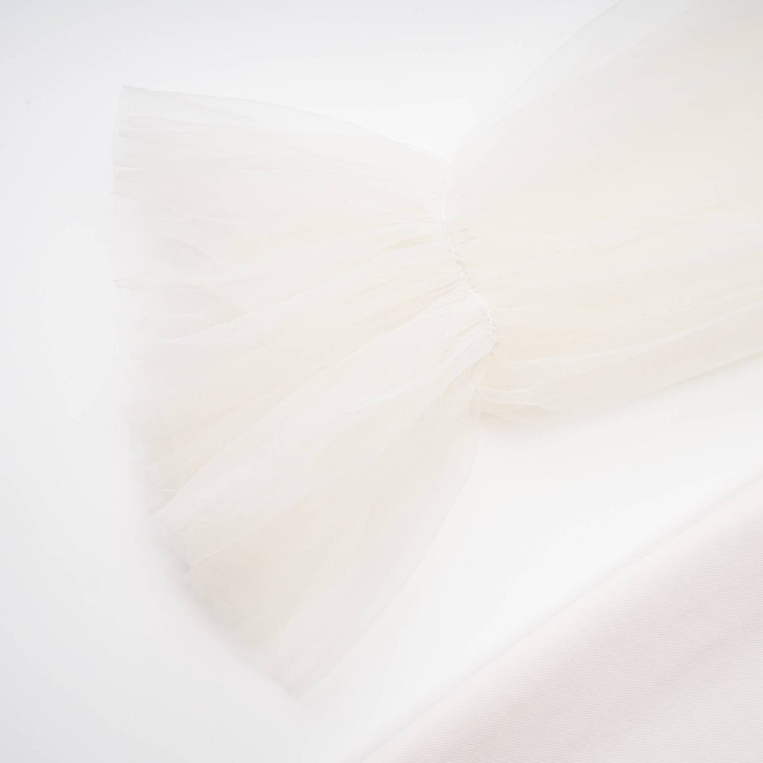 Levoire | Robe Mini À Bretelles Fleur Blanche
