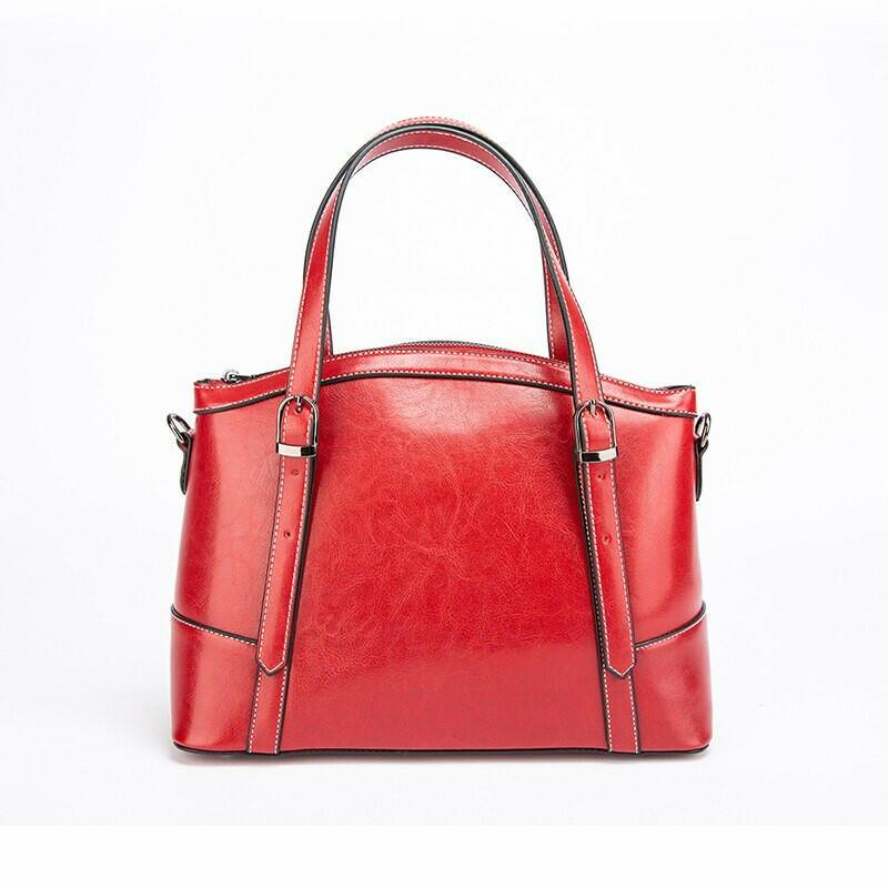 Levoire | Sac À Main En Cuir Véritable Avec Poche Pour Téléphone Pour La Vie Quotidienne Rot