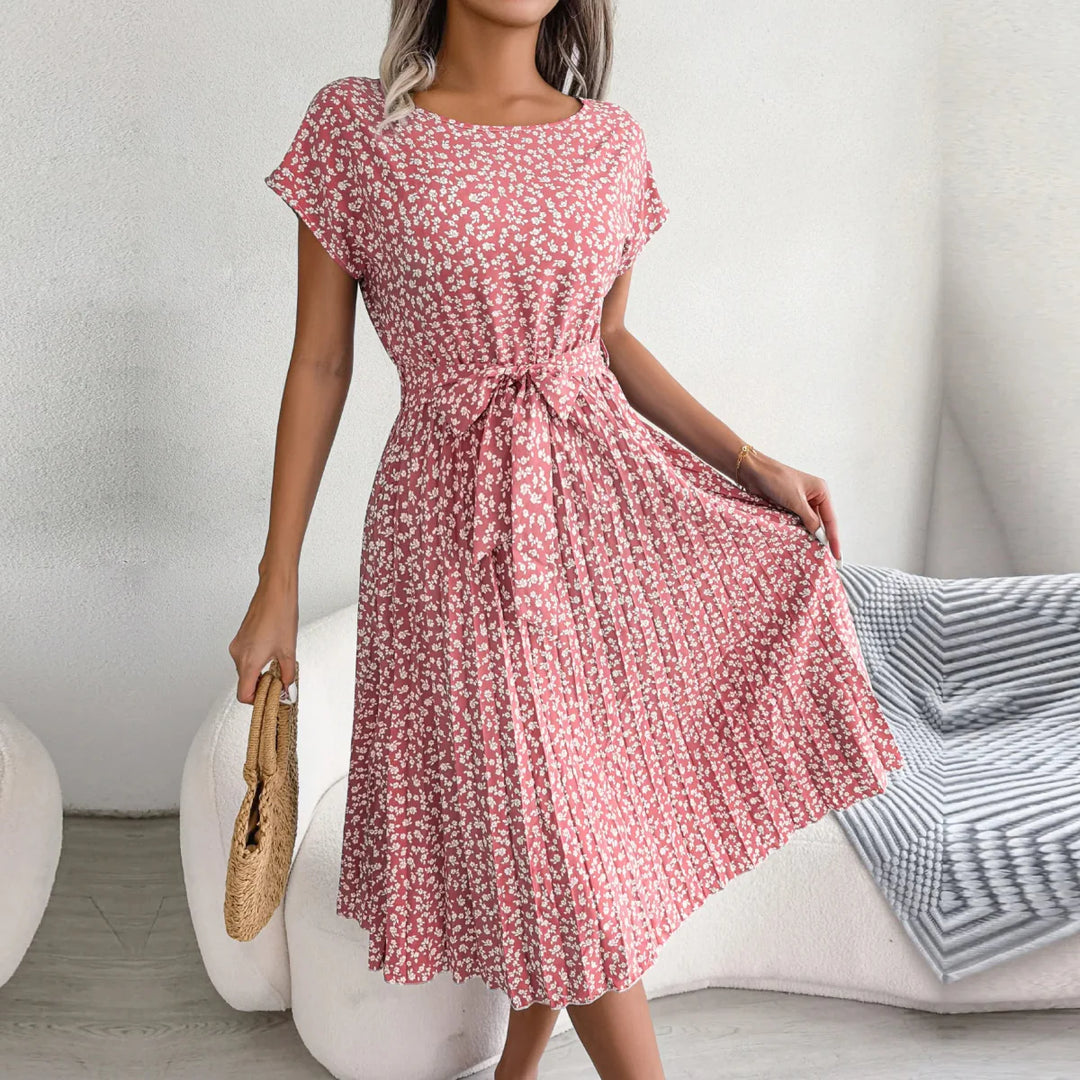 Levoire | Mini Robe À Manches Courtes Imprimée