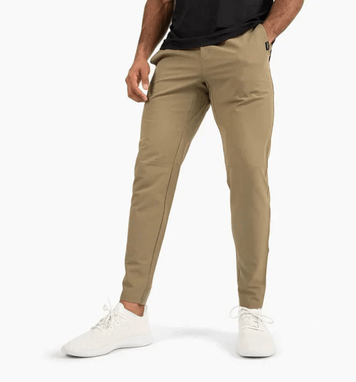 Levoire | Pantalon moderne flexible pour hommes design élégant et excellent confort de port Khaki