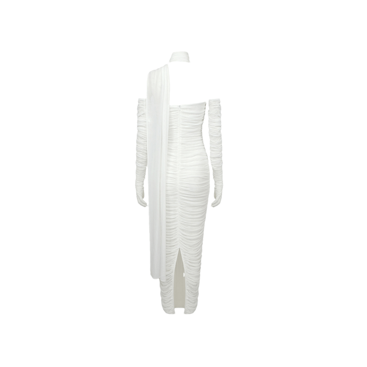 Levoire | Gants En Mesh Blancs Robe