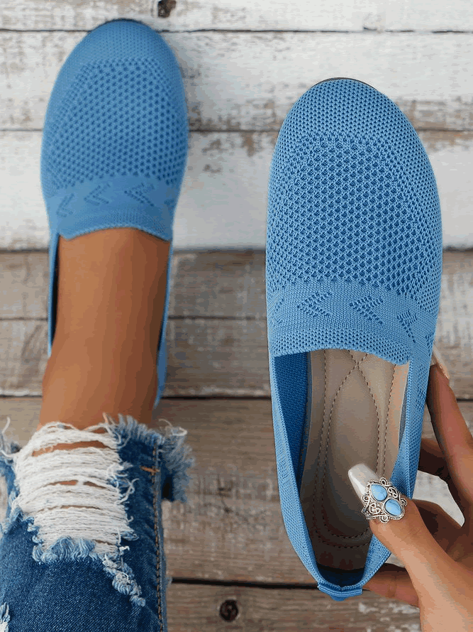 Levoire | Chaussures Plates Respirantes Bleu