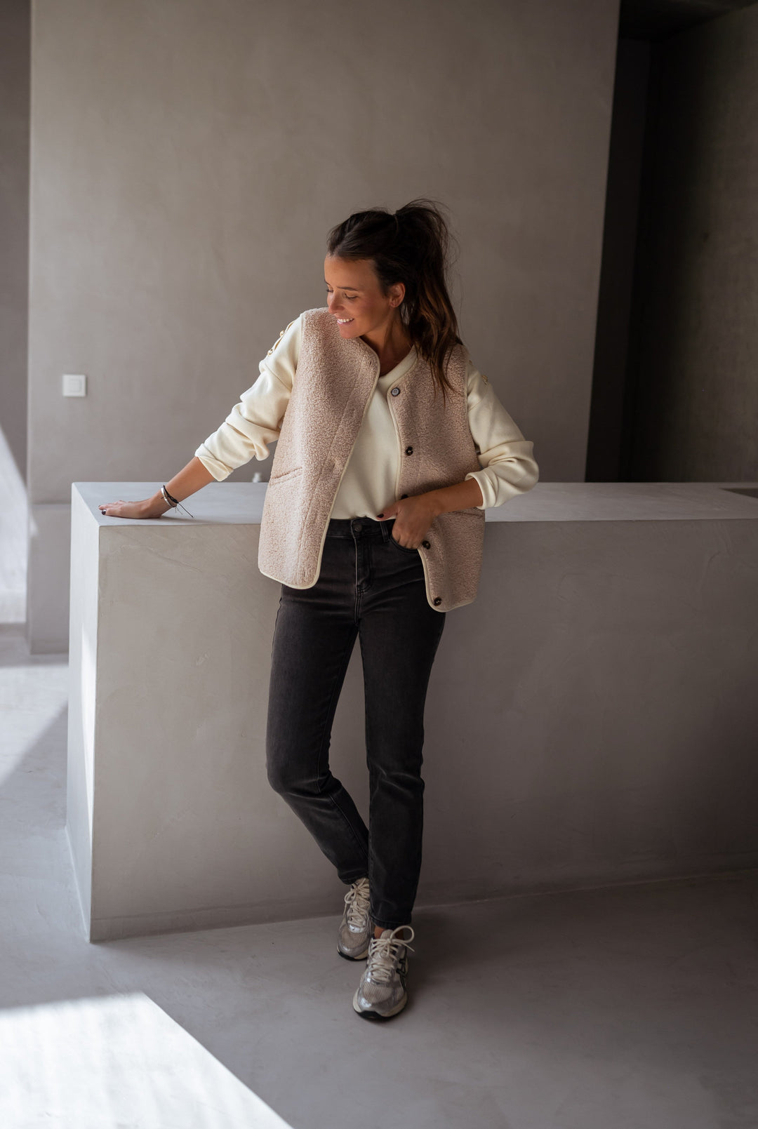 Levoire | Robe à lien pour femmes en tissu doux