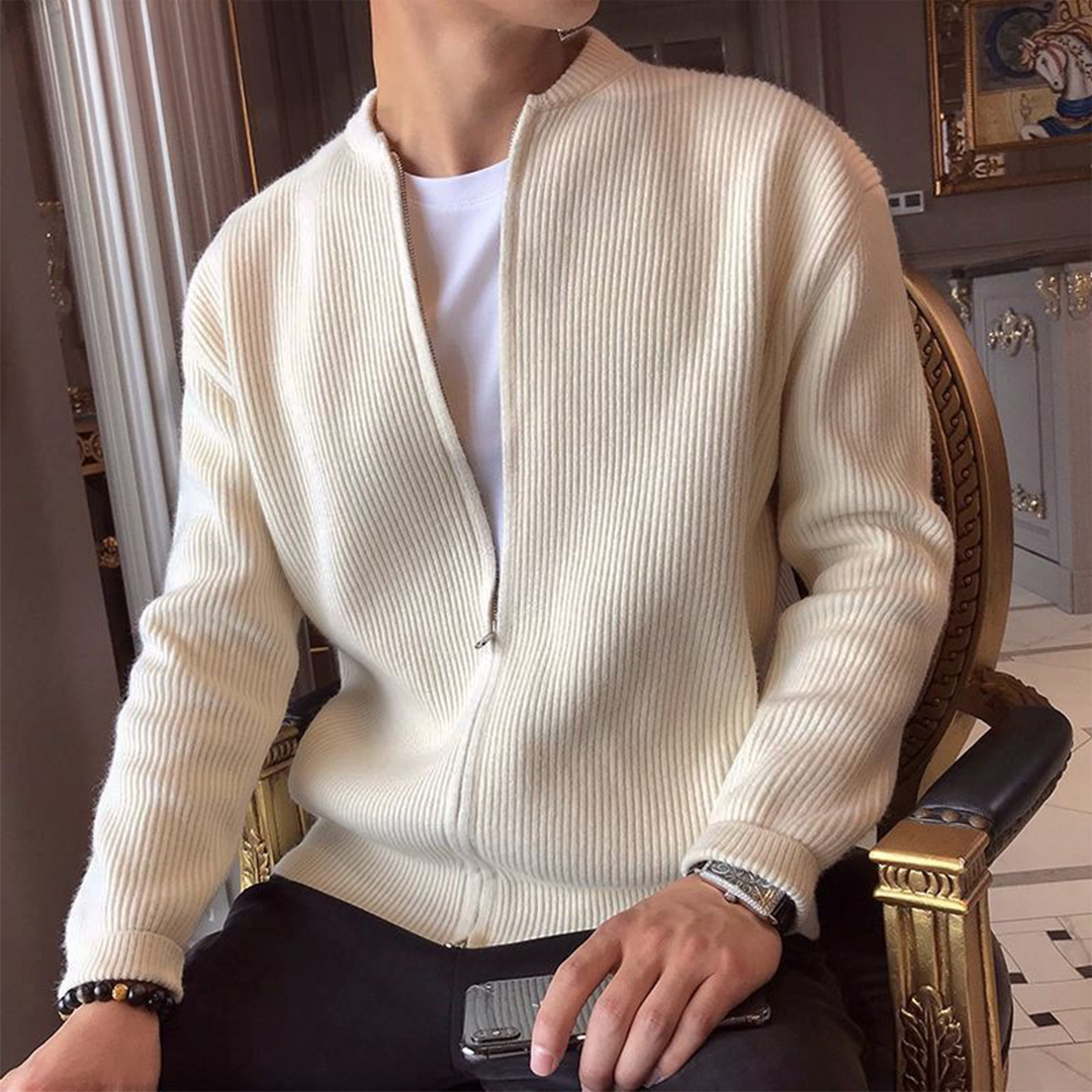 Levoire | Veste Zippée Décontractée Beige