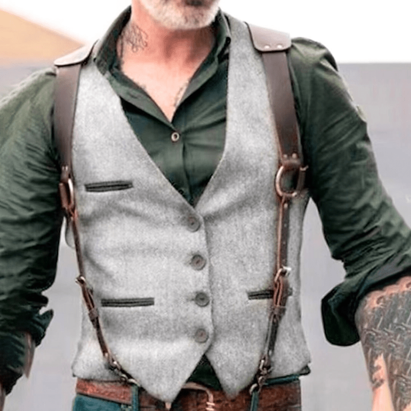 Levoire | Vêtements pour hommes Gilet Décontracté & Formel Gris clair