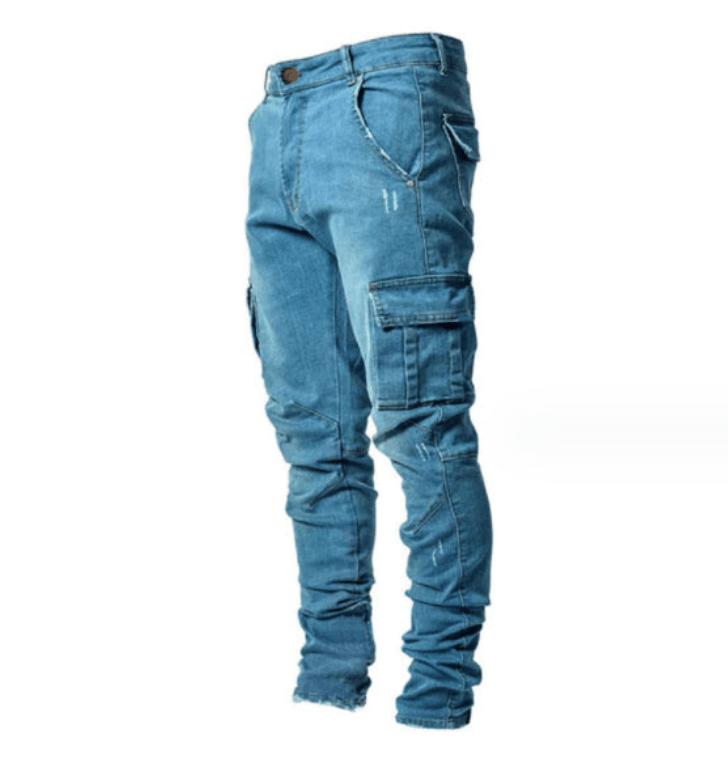 Levoire | Jean Poches Latérales Homme Bleu foncé