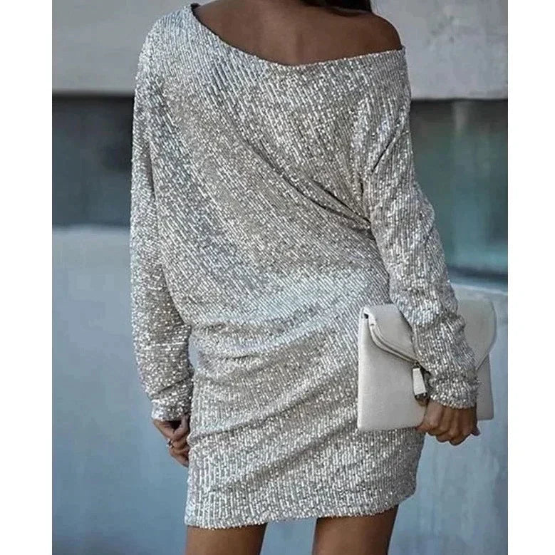 Levoire | Robe Mini À Une Épaule Robe Glamour Pour Occasions Festives