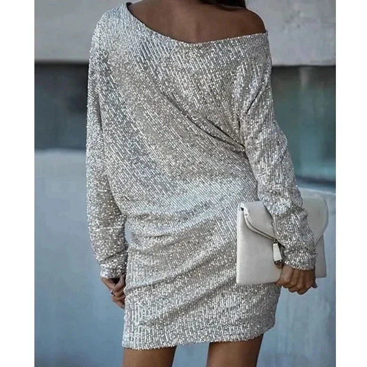 Levoire | Robe Mini À Une Épaule Robe Glamour Pour Occasions Festives