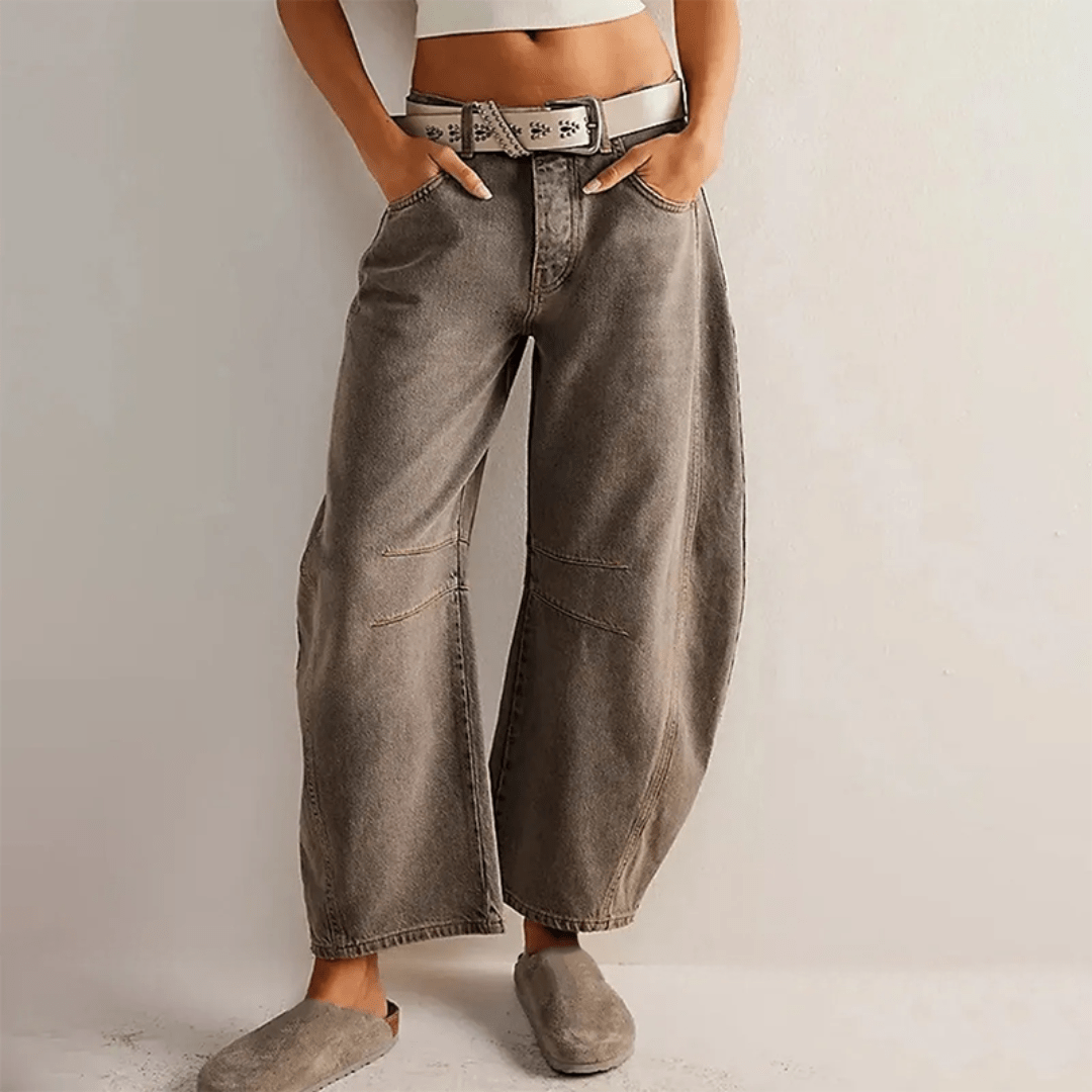 Levoire | Jean À Jambes Larges Pour Un Style Décontracté