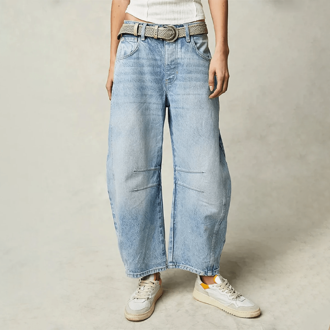 Levoire | Jean À Jambes Larges Pour Un Style Décontracté