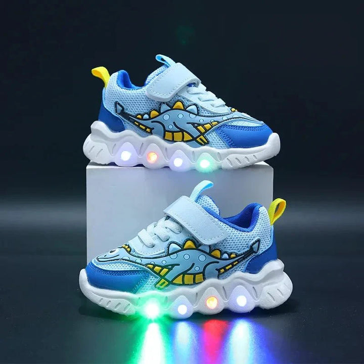 Levoire | Sneakers Dino Brillant Bleu