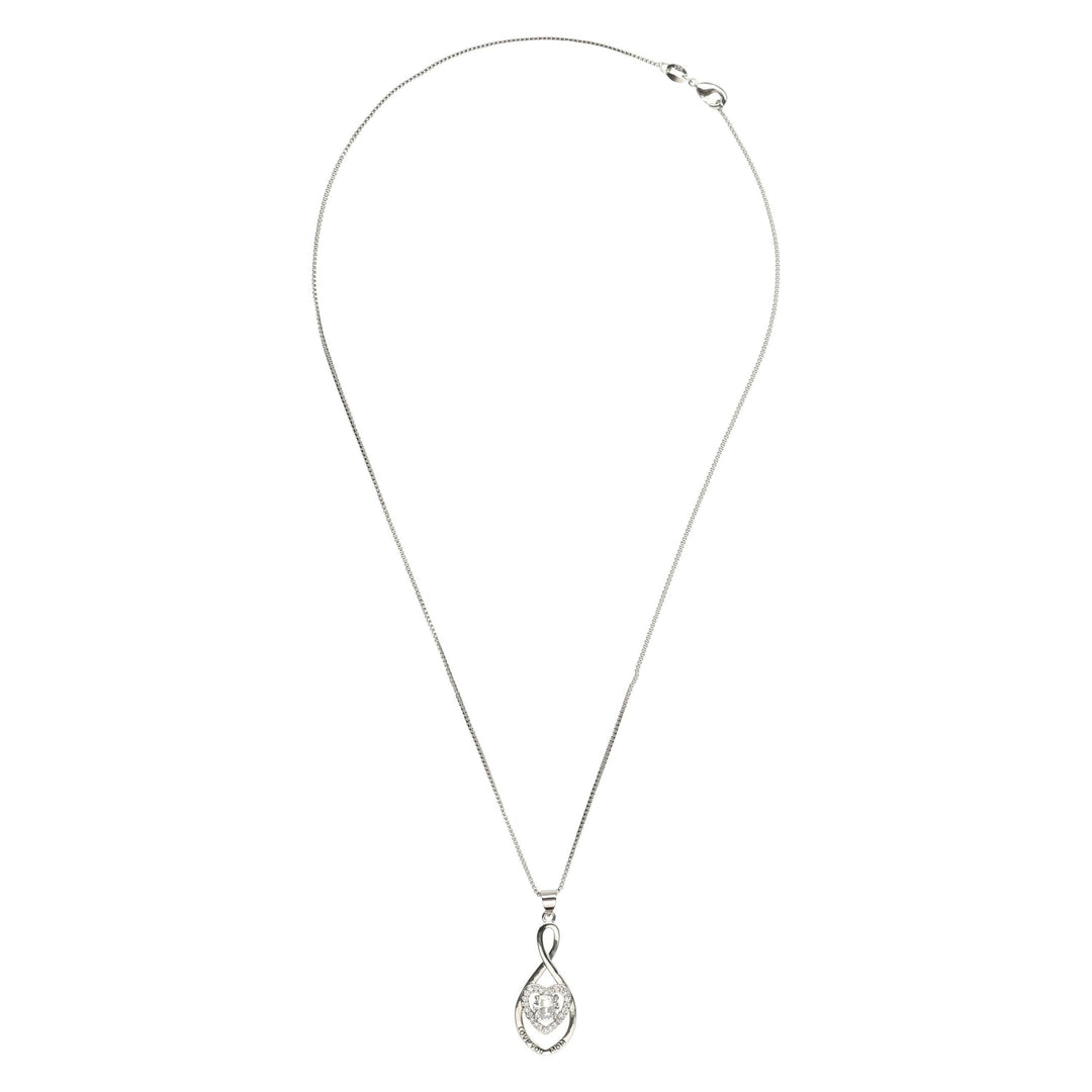 Levoire | Magnifique Love You Mom Knot Coeur Pendentif Collier