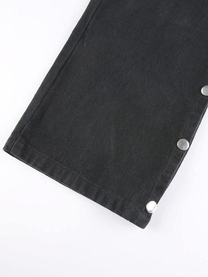 Levoire | Goth Metal Boucles Sacs Pantalons Cargo
