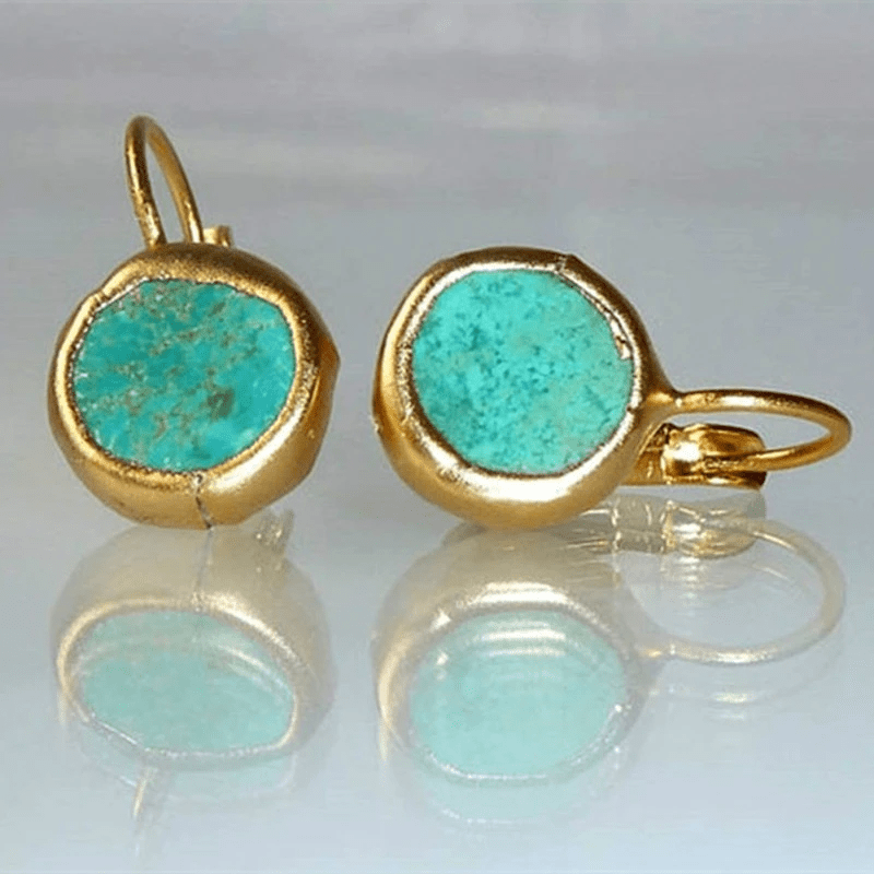 Levoire | Boucles D'Oreilles Avec Pierre Turquoise