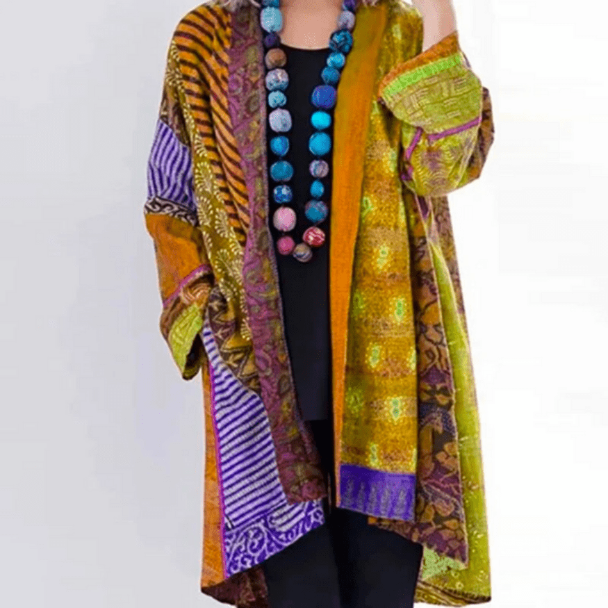 Levoire | Vintage cardigan femmes pull cardigan confortable Jaune