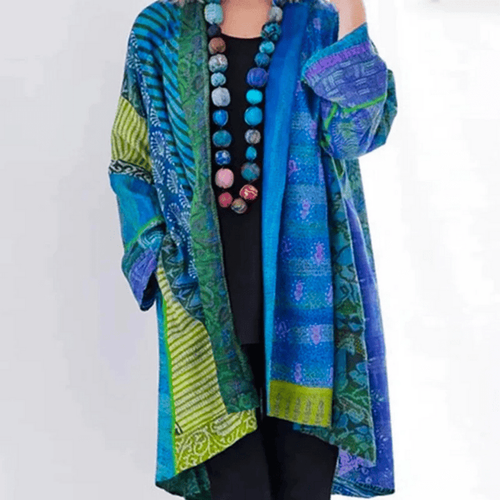 Levoire | Vintage cardigan femmes pull cardigan confortable Bleu