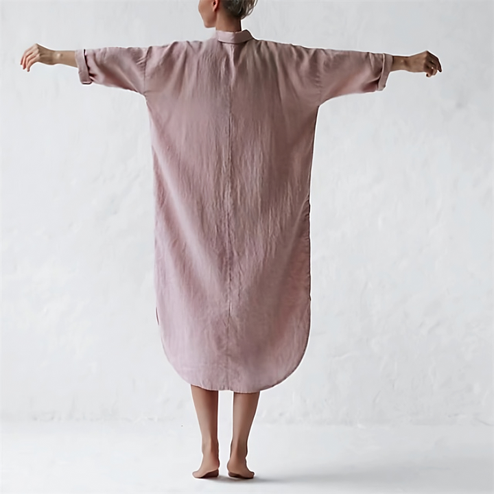 Levoire | Robe Longue Élégante Rose