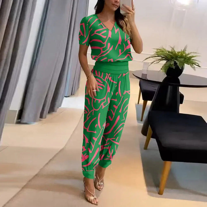 Levoire | Jumpsuit Élégant Pour Des Occasions Spéciales Vert