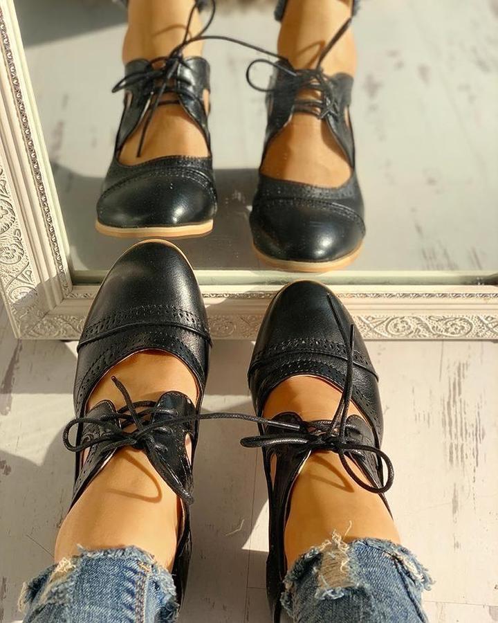 Levoire | Riche Glissant Épais Vintage Chaussures
