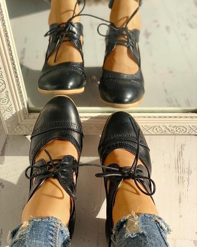 Levoire | Riche Glissant Épais Vintage Chaussures