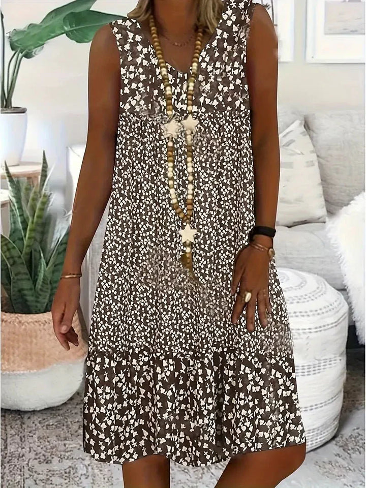 Levoire | Robe Sans Manches À Motifs Braun