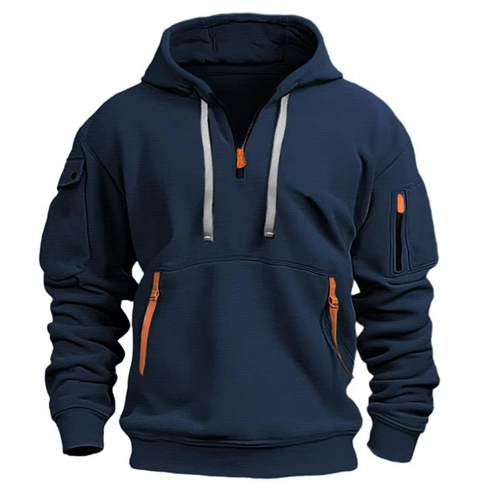 Levoire | Sweat À Capuche Tendance Pour Un Style Décontracté Bleu foncé