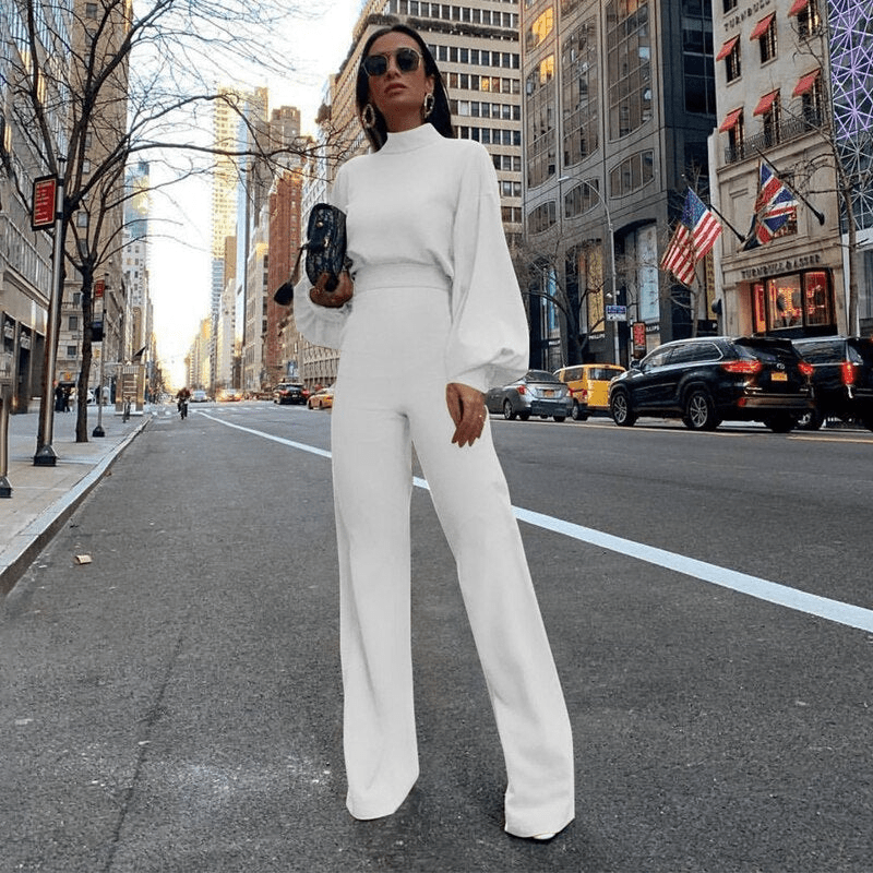 Levoire | Combinaison élégante pour chaque occasion femmes Satz Blanc