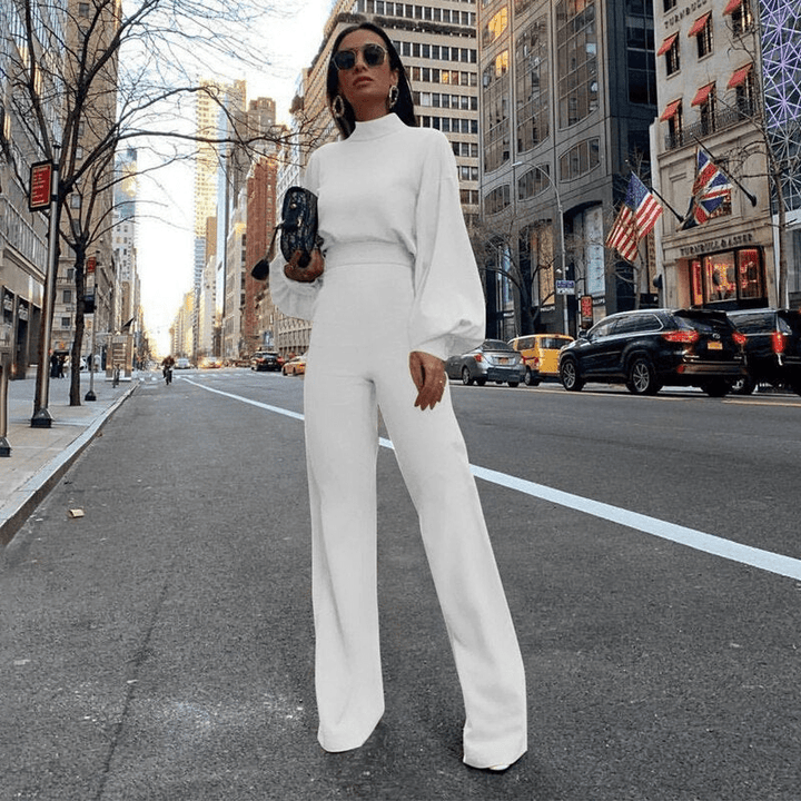 Levoire | Combinaison élégante pour chaque occasion femmes Satz Blanc