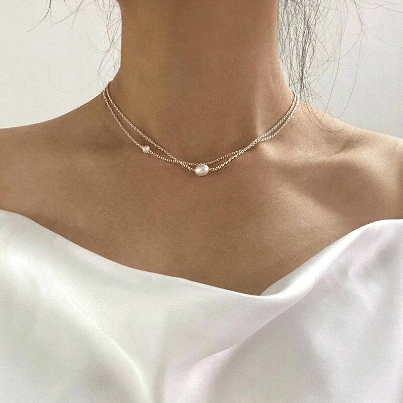 Levoire | Collier Avec Vraies Perles D'Eau Douce