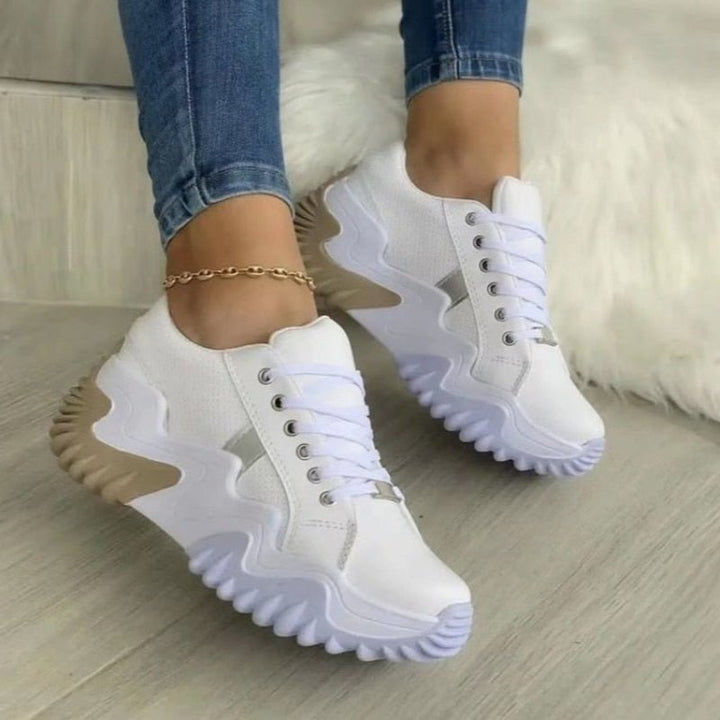 Levoire | Chaussures Femme Premium Vankat Avec Semelle Ergonomique Blanc