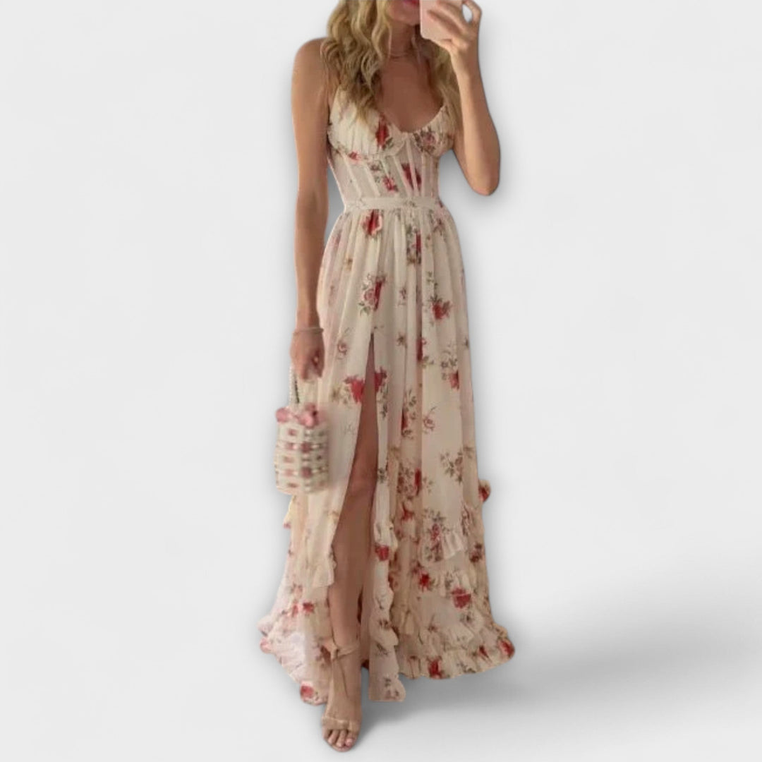 Levoire | Robe À Motifs Floraux Blanc
