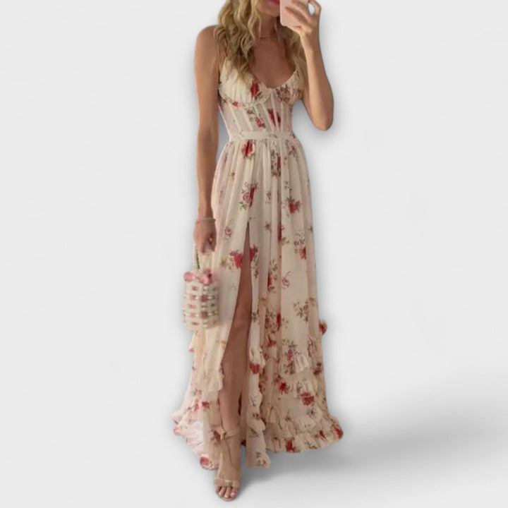 Levoire | Robe À Motifs Floraux Blanc
