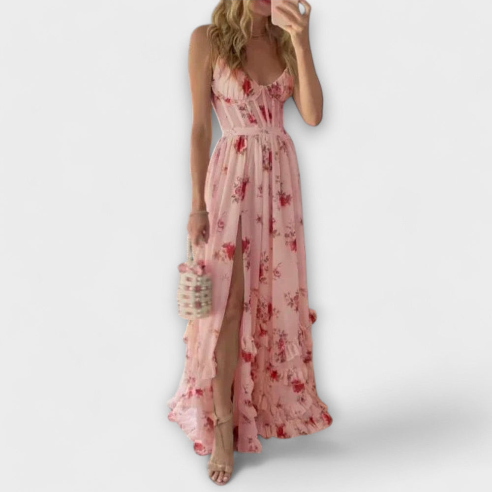Levoire | Robe À Motifs Floraux Rose
