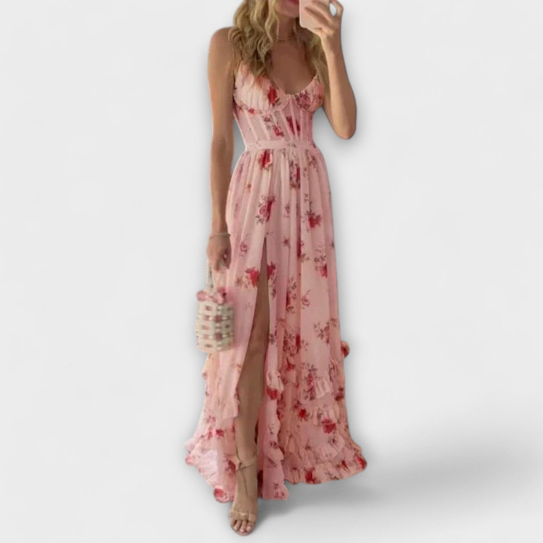 Levoire | Robe À Motifs Floraux Rose