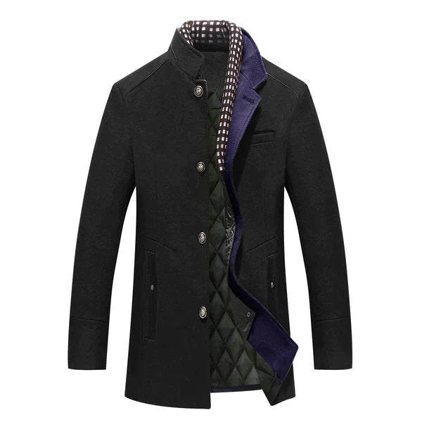 Levoire | Veste d'hiver en laine Noir