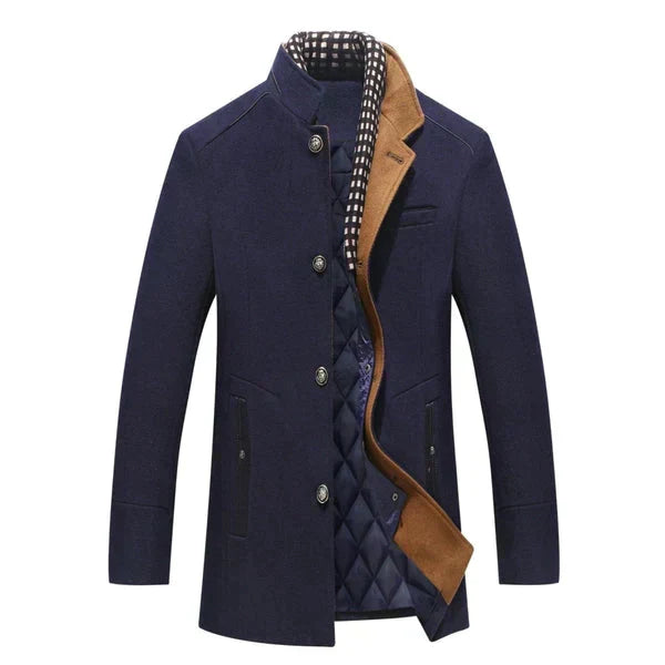 Levoire | Veste d'hiver en laine Bleu
