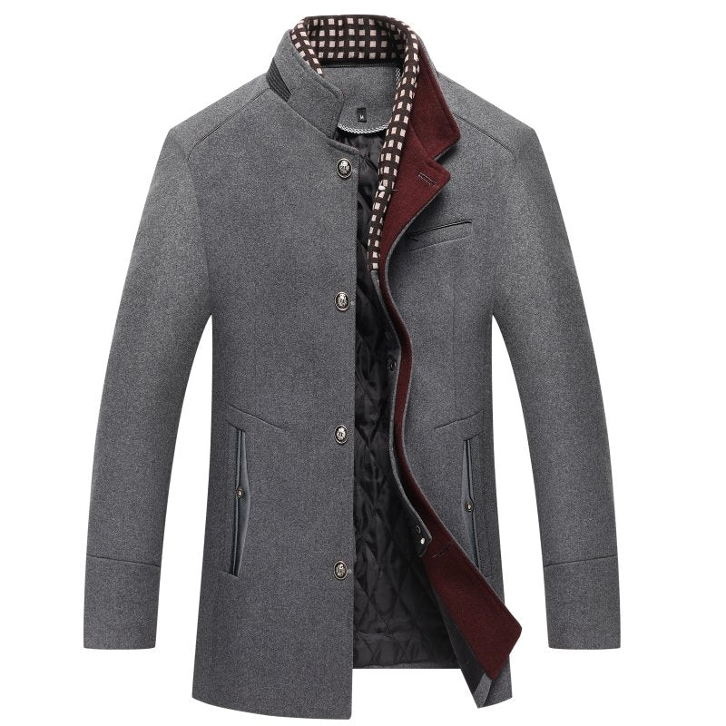Levoire | Veste d'hiver en laine Gris
