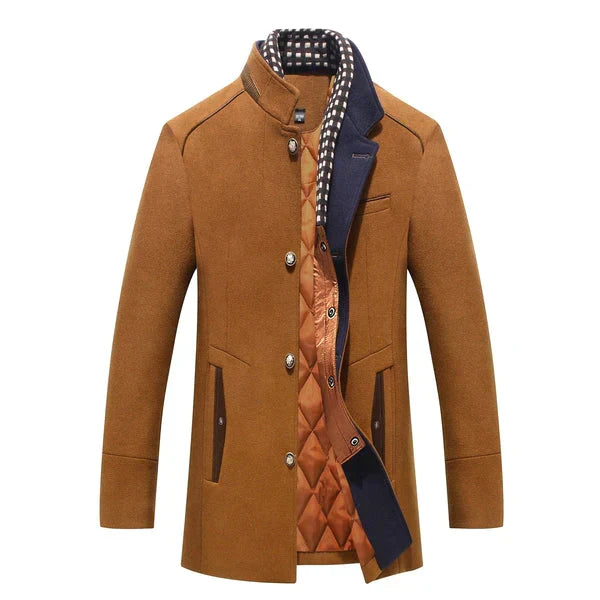 Levoire | Veste d'hiver en laine Marron