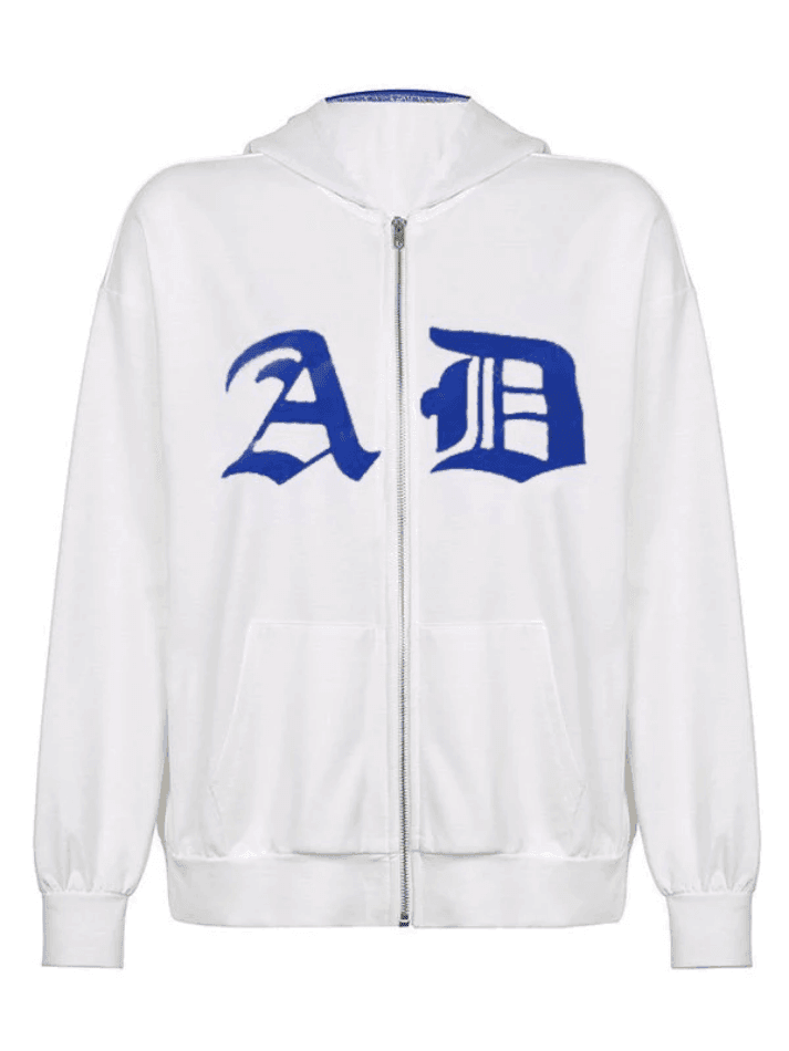 Levoire | Motif Cœur Sweat À Capuche Zippé